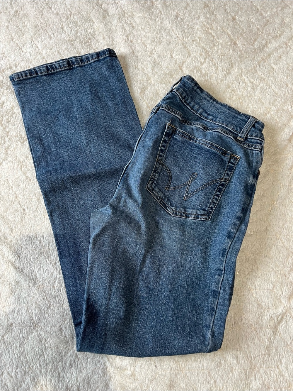 Wrangler Blue Straight-Leg Jeans